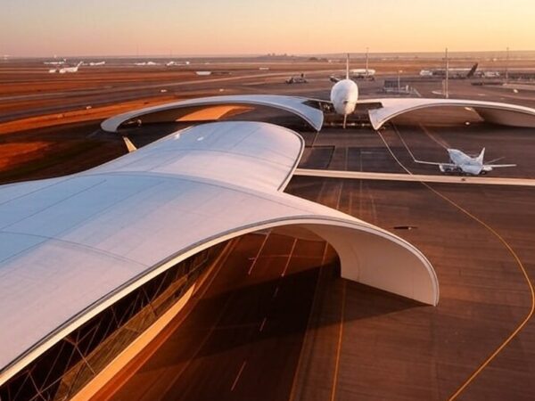 Vista do Aeroporto Internacional de Brasília, eleito o segundo mais pontual do mundo pela Cirium.