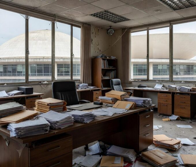 Edifício da CLDF em Brasília, criticado por falhas em procuradorias que expõem mulheres e idosos a riscos no DF.