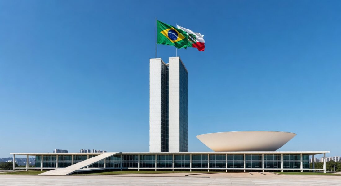 Fachada do Palácio do Buriti em Brasília, representando projeto de lei do GDF para empréstimo de R$ 6,6 bilhões ao BRB.