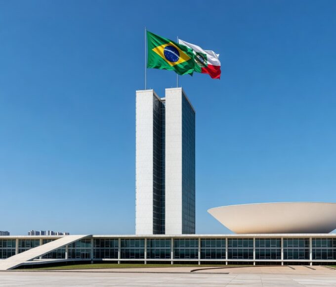 Fachada do Palácio do Buriti em Brasília, representando projeto de lei do GDF para empréstimo de R$ 6,6 bilhões ao BRB.