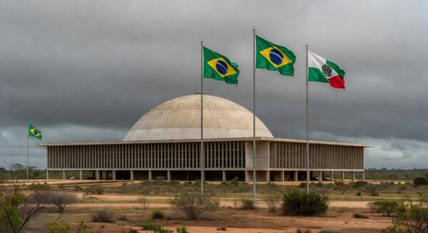 Edifício da CLDF em Brasília sob céu nublado, simbolizando polêmica em título honorário a ministro com críticas no judiciário.