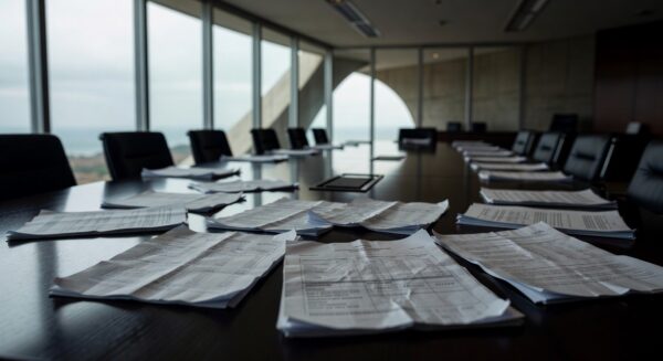 Edifício da Câmara Legislativa do DF em Brasília sob céu nublado, representando críticas ao presidente do BRB por falhas em transparência e gestão.