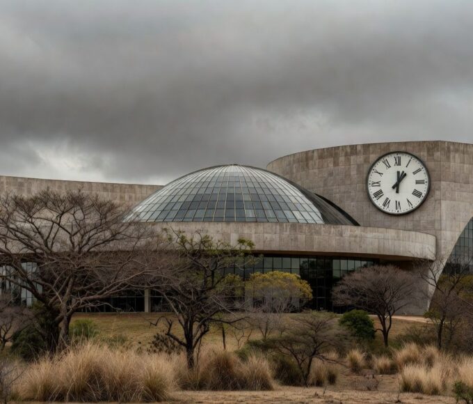 Documentos burocráticos em escritório de Brasília simbolizando lei ineficaz para reinserção de idosos no mercado de trabalho.
