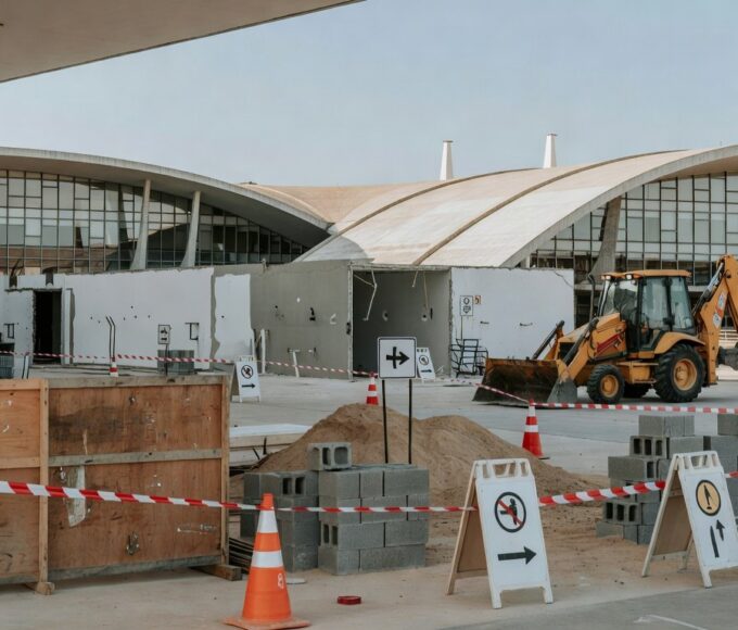 Início da reforma dos banheiros na Rodoviária de Brasília
