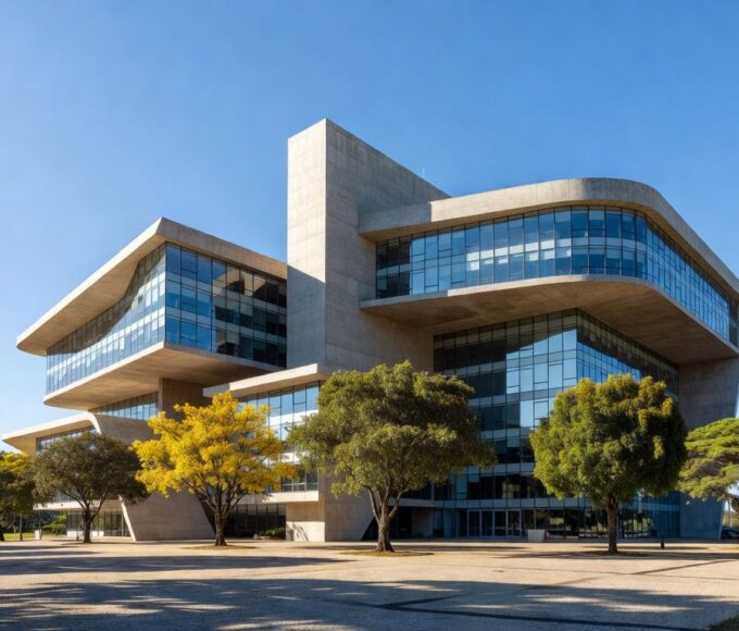 Edifício do Tribunal de Justiça do DF em Brasília