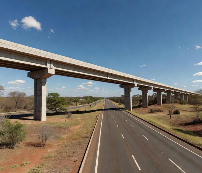 Viaduto do Jardim Botânico sobre a DF-001 em Brasília
