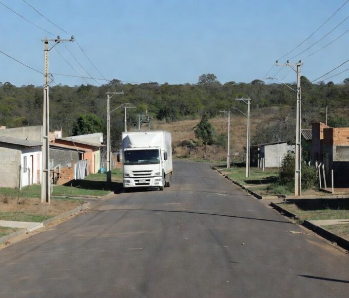 Carreta da Regularização da Codhab em bairro de Planaltina