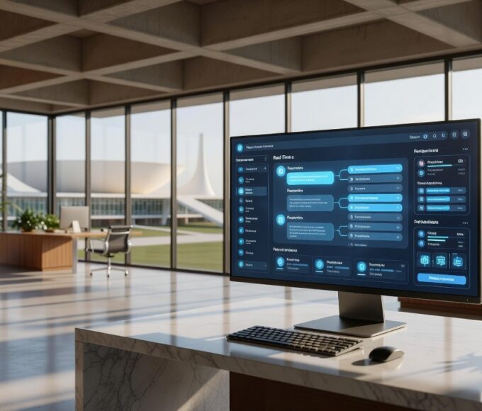 Interface de plataforma de IA Iná da Caesb para atendimento ao cidadão no DF
