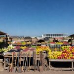Feira do Trabalho e do Campo no Plano Piloto em Brasília com produtos agrícolas