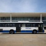Ônibus do transporte público de Brasília simbolizando tarifa zero para estudantes da rede pública