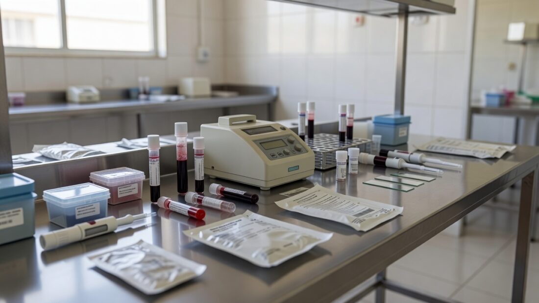 Laboratório de triagem neonatal em hospital de Brasília para fibrose cística e AME