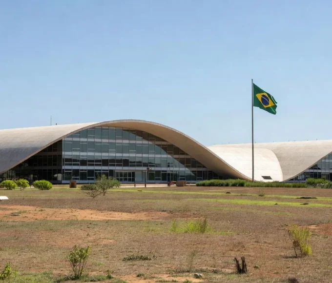 Fachada do STF em Brasília durante reunião sobre socorro de R$ 6,6 bi ao BRB