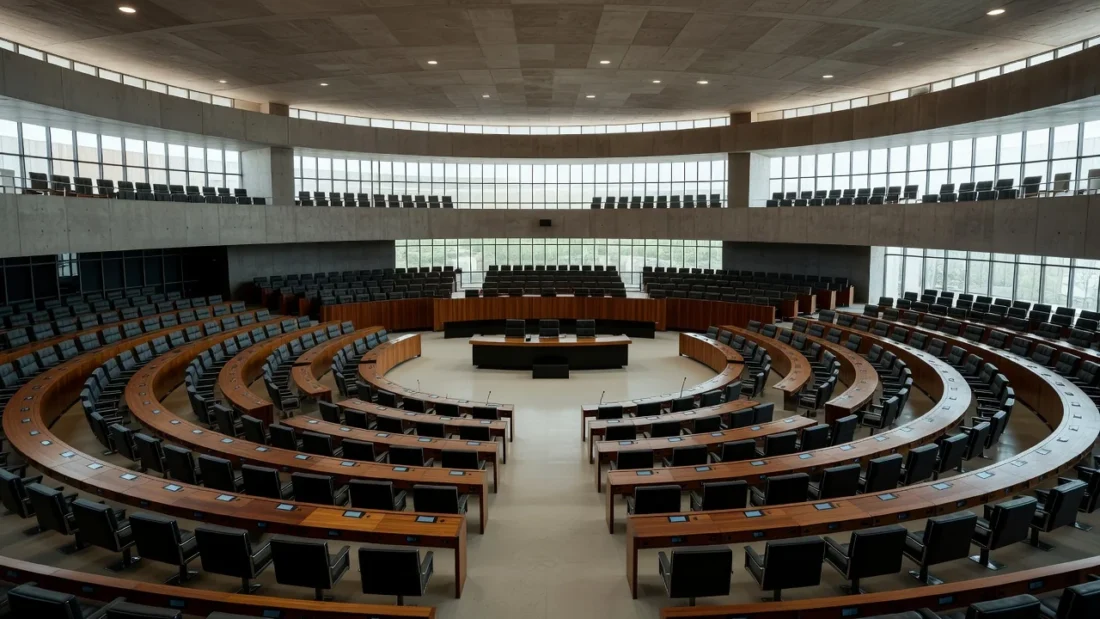 Plenário da CLDF em Brasília com proposta orçamentária para Defensoria Pública do DF