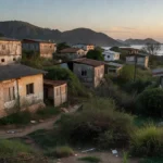 Área rural em Nova Jerusalém com casas e terrenos abandonados devido à insegurança fundiária