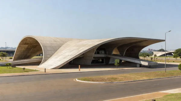 Rodoviária do Plano Piloto em Brasília com arquitetura modernista