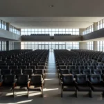 Plenário vazio da CLDF em Brasília evidenciando distanciamento entre deputados e população