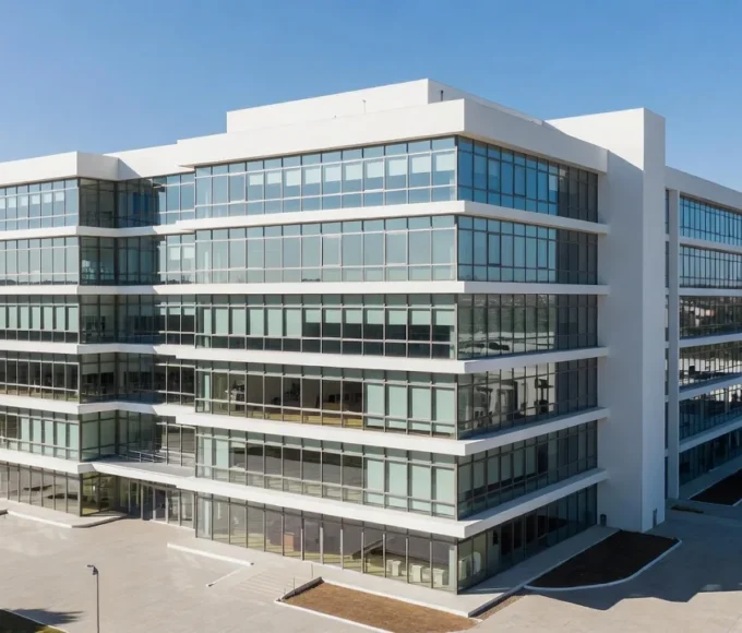 Hospital moderno em Brasília representando proposta de atendimento ao idoso e moradores de rua no DF