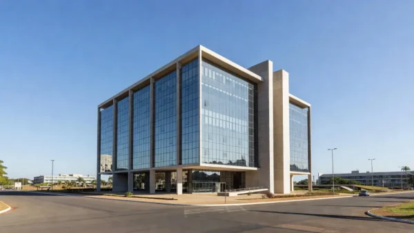 Fachada do Banco de Brasília em Brasília, DF, sobre recuperação de recursos pelo GDF
