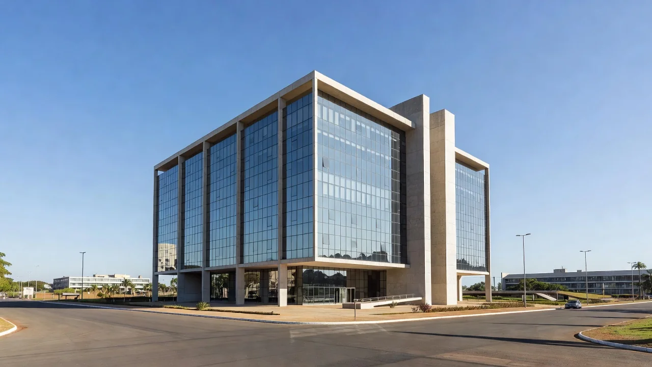 Fachada do Banco de Brasília em Brasília, DF, sobre recuperação de recursos pelo GDF