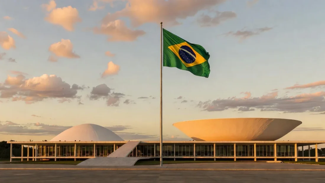 Congresso Nacional em Brasília representando decisão política do PSD-DF