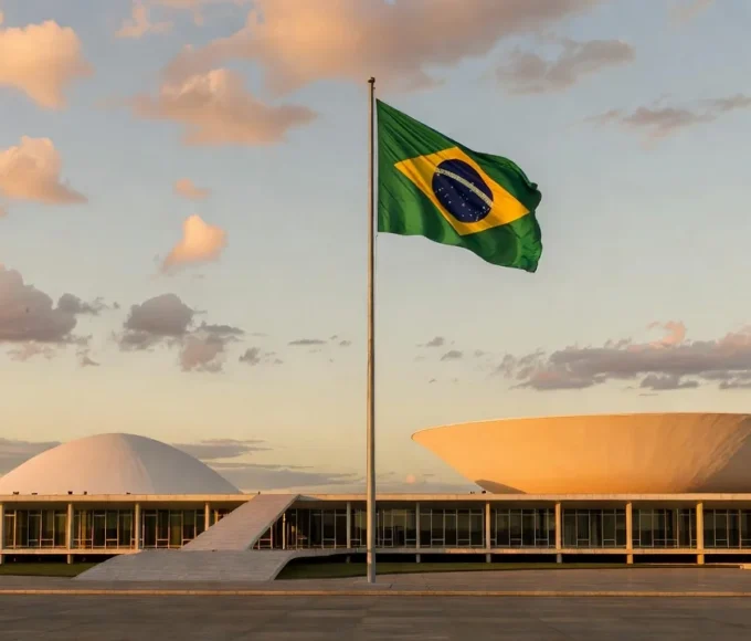 Congresso Nacional em Brasília representando decisão política do PSD-DF